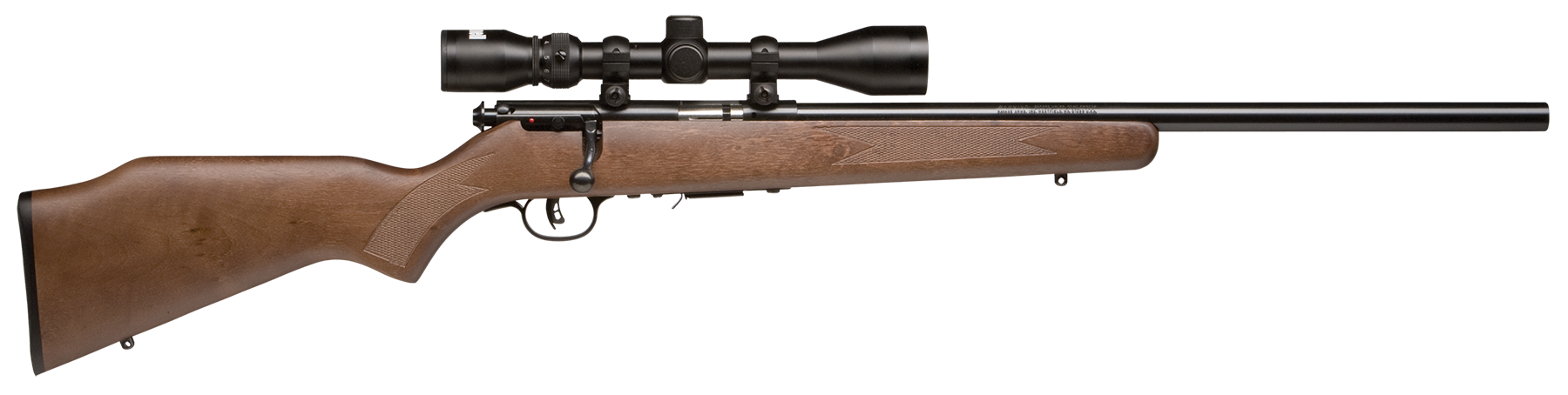 Savage, 93R17 Gvxp, 17 HMR, 21 inch, 5+1, Wood Stock Blued Finish, Right Hand, Bolt Action