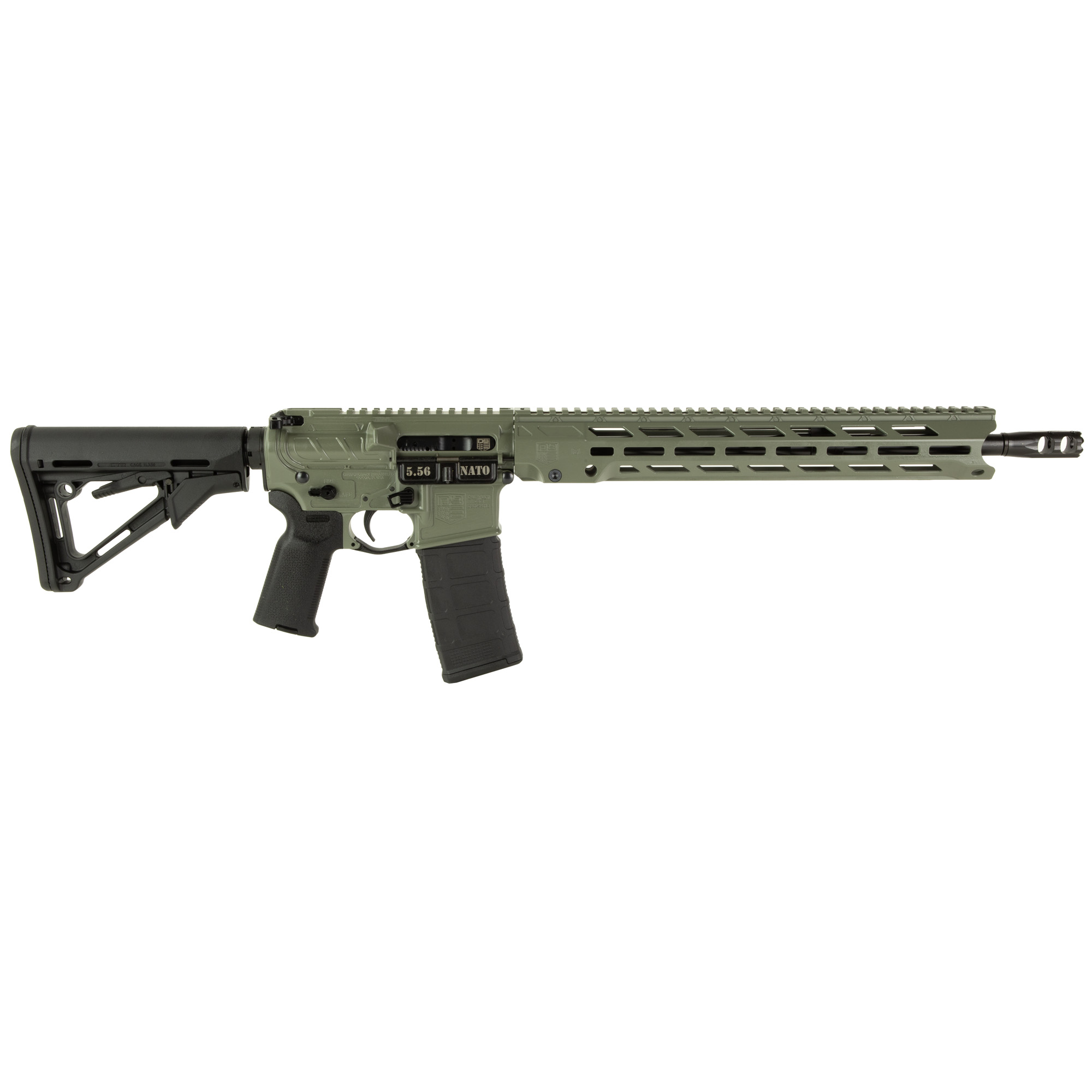Diamondback Obsidian Db15 5.56 NATO 16 inch 30 round Green Ambidextrous M Lok