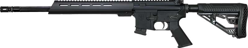 Alexander Arms RST17 Standard  17 HMR  10+1 18" Fluted Barrel, Black Hard Coat Anodized Metal Finish, EFX Black Stock, Optics Ready