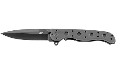 CRKT M16-01KZ M16 01KZ 3.13" Folding Spear Point Plain Black EDP 8Cr13MoV SS Blade/Black GRN Handle Includes Pocket Clip