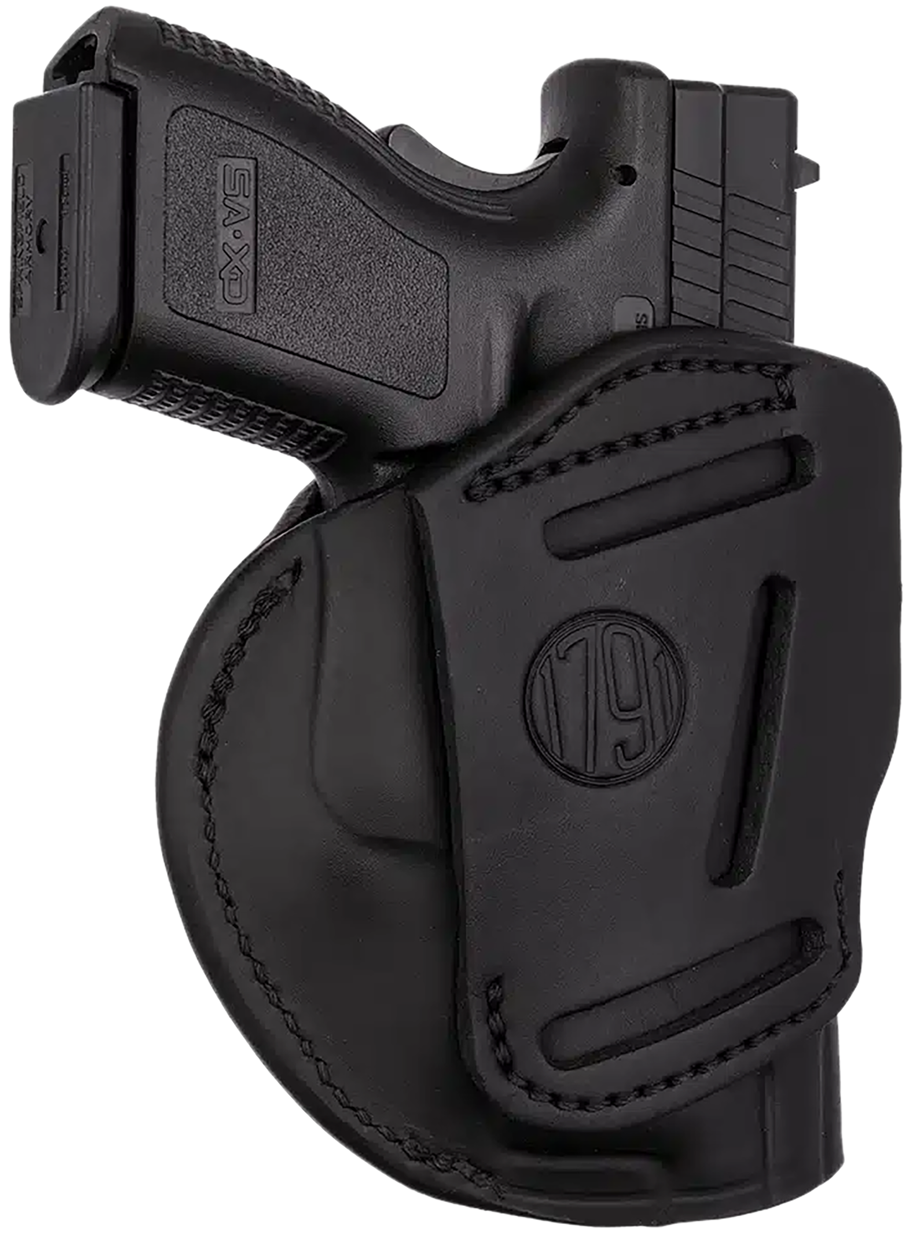 1791 Gunleather 4 Way IWB & OWB Holster Size 5 Stealth Black
