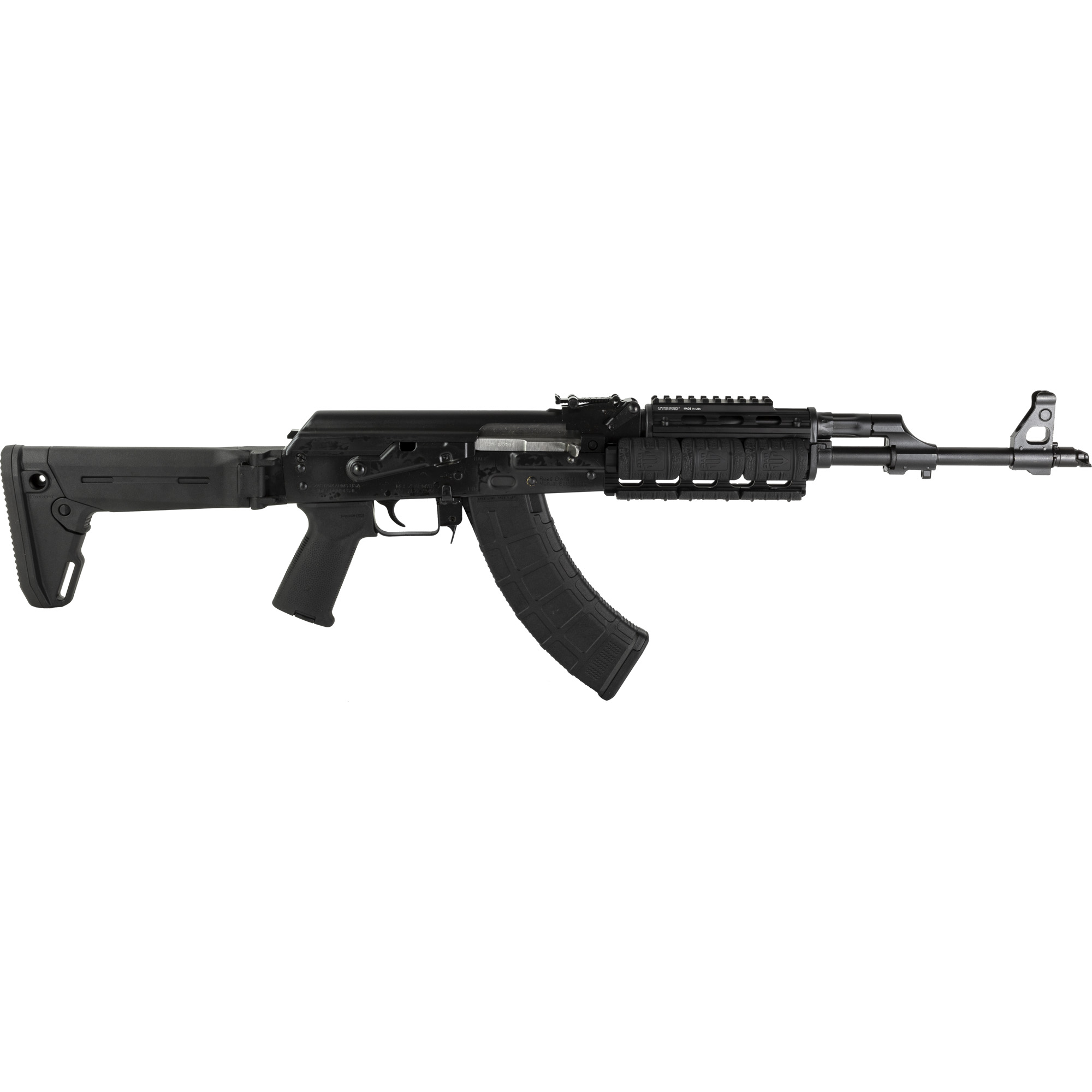 Zastava Arms Usa ZR7762QR ZPAPM70  7.62x39mm 30+1 16.30" Barrel, Black Magpul Furniture, Zhukov Side Folder Stock, Picatinny Quad Rail