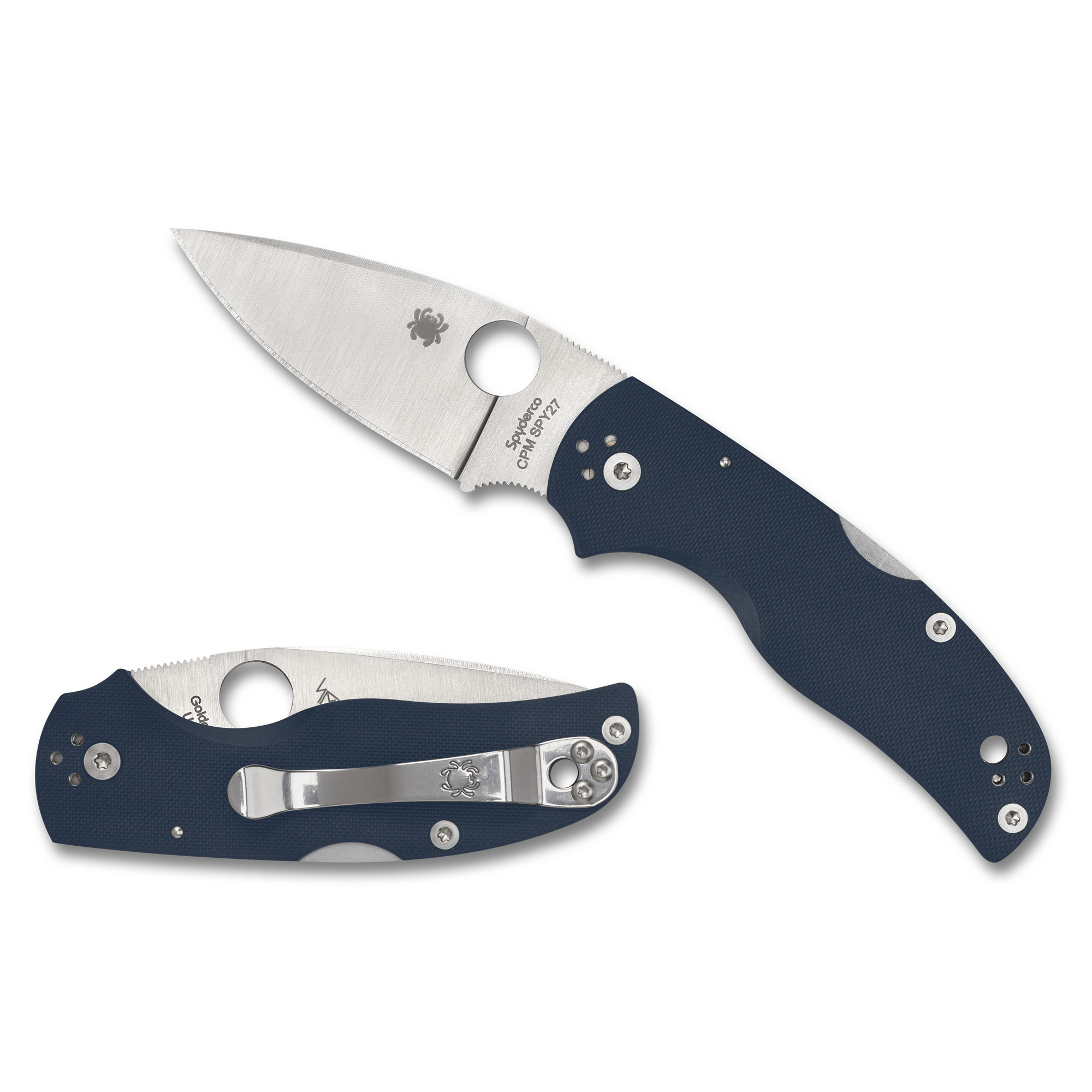 SPYDERCO NATIVE 5 G-10 3" BLUE