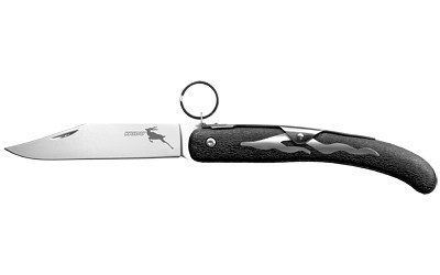 Cold Steel CS20KK Kudu  4.25" Folding Plain Mirror Polished 5Cr15MoV SS Blade/ Black Woodgrain Zy-Ex Handle