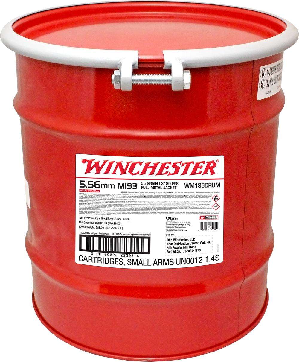 Winchester M855 5.56 Nato Full Metal Jacket 62 Grain 14000 Rounds