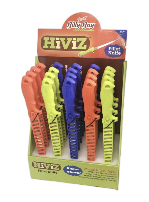 BETTS HI VIZ FILLET KNIFE DISP 20PC