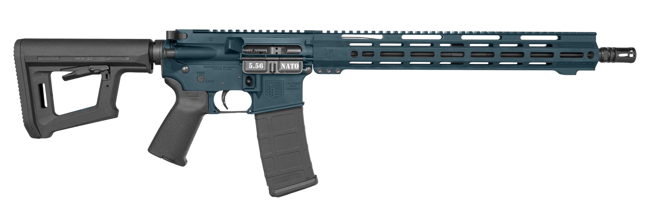 Diamondback Db15 Db1717k252 5.56 Nato 16 in 30 Round James Blue