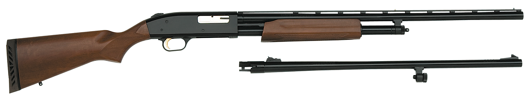 Mossberg 500 Combo Field Deer 20 Gauge 26 inch 24 inch 6 Round Brown Wood