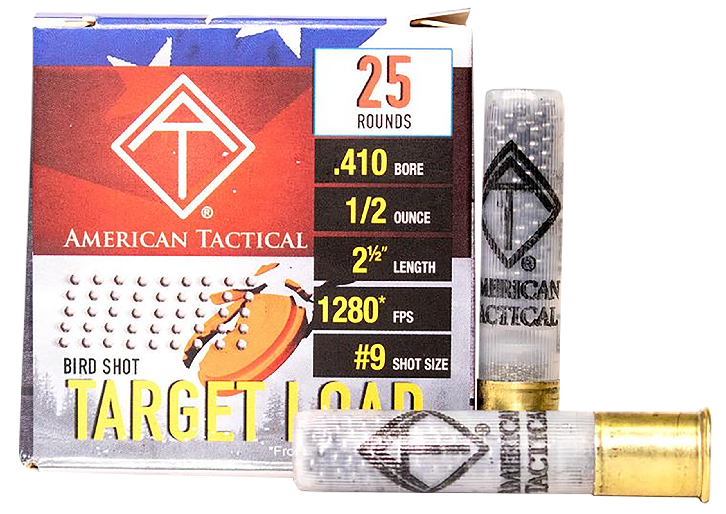 ATI Target Shotgun Ammo 410 ga. 9 Shot 1/2 Oz. 25 rds