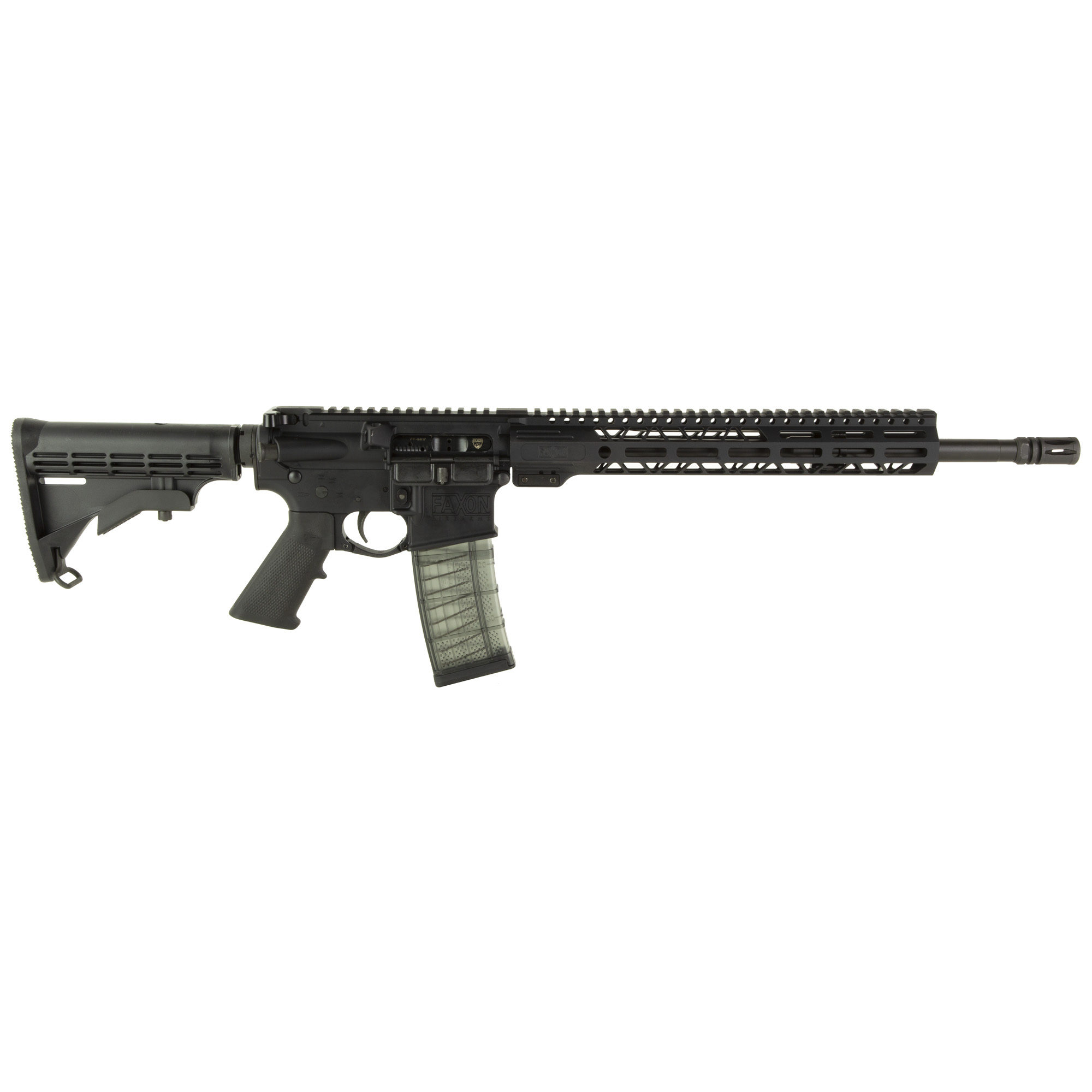 Faxon Firearms Ascent Forged Aluminum AR15 Rifle - Black | 5.56NATO | 16" Barrel | 13" M-LOK Rail