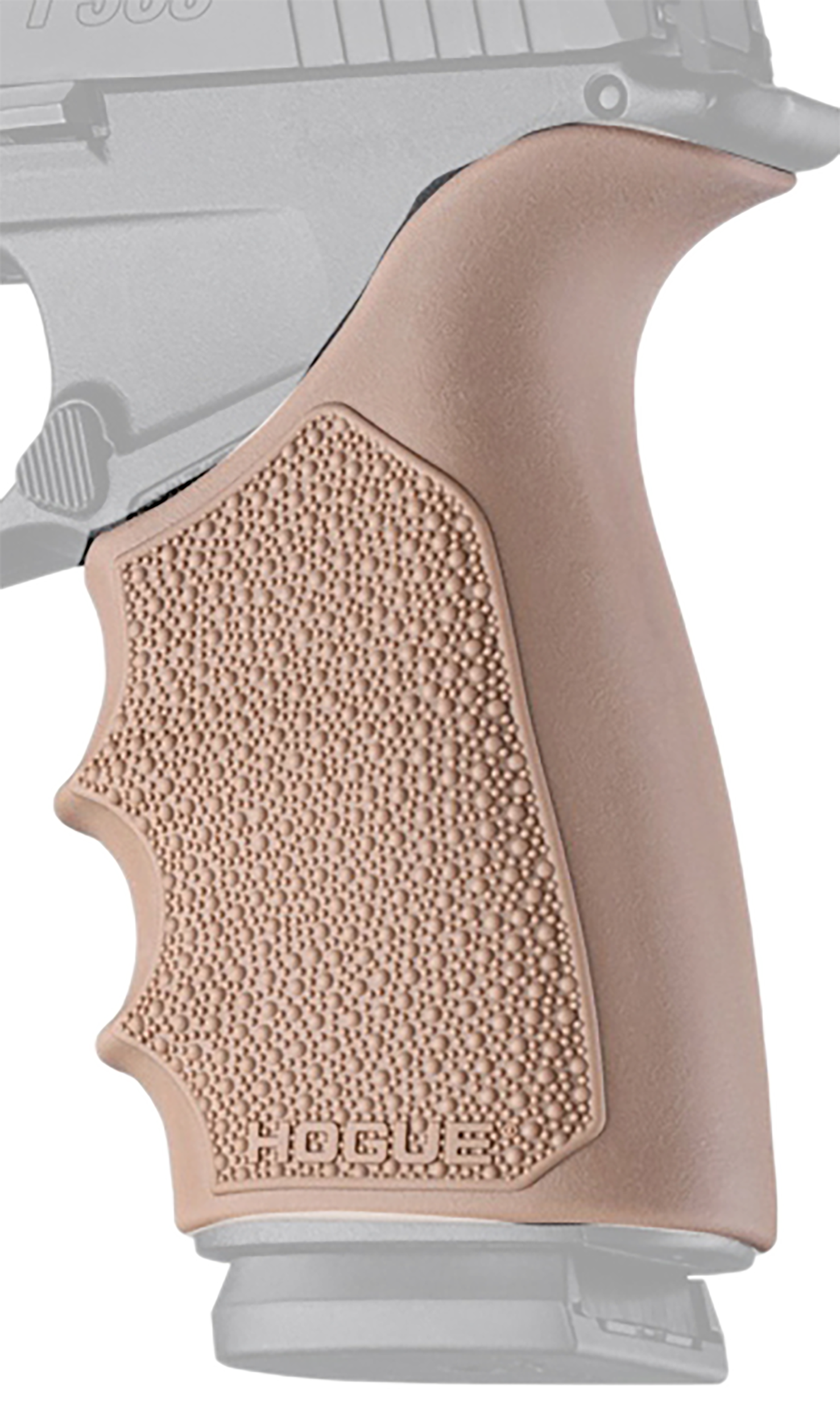 Hogue Handall Beavertail Grip Sleeve Flat Dark Earth Rubber