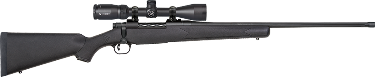 Mossberg Patriot 300 Winchester Magnum 24 in 3 Round Synthetic Blued Right Hand