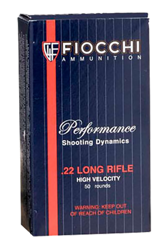 Fiocchi Defense Dynamics, 22 Long Rifle, Copper Plated Hollow Point, 38 Grain, 50 Rounds