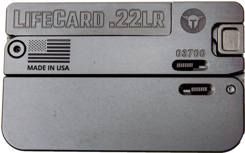 Trailblazer Firearms LC2 Lifecard Pistol - Black | .22 WMR | 2.5" Barrel | Single Shot | All Aluminum