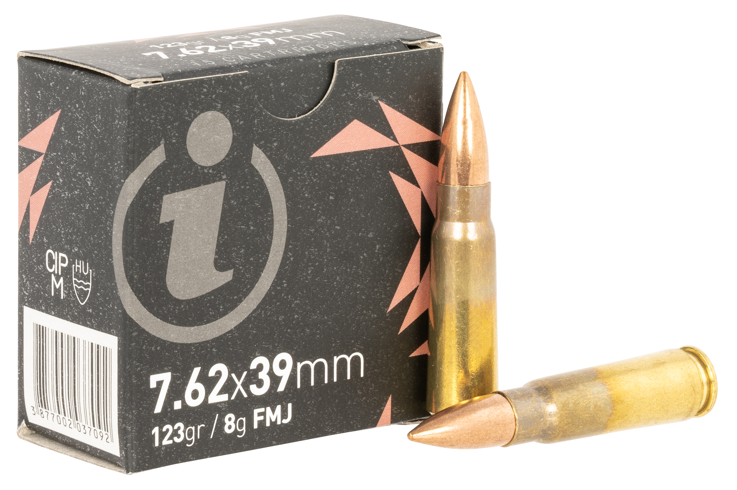 Igman IGMAN762 Centerfire Rifle  7.62x39mm 123 gr Full Metal Jacket 840 Rounds