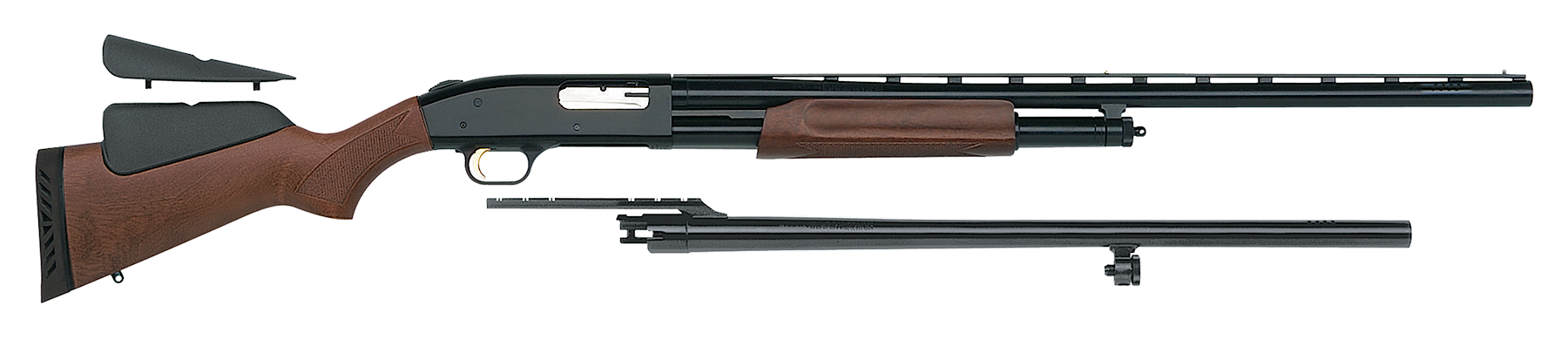Mossberg 500 Combo Field Deer 12 Gauge 28 inch 5+1 Wood Blued
