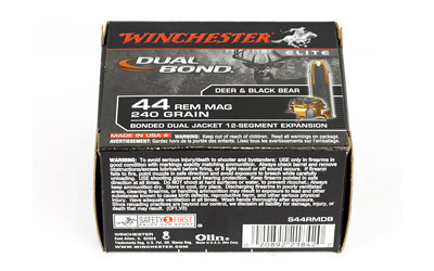 Winchester Dual Bond 44 Remington Magnum Hollow Point 240 Grain 20 Rounds