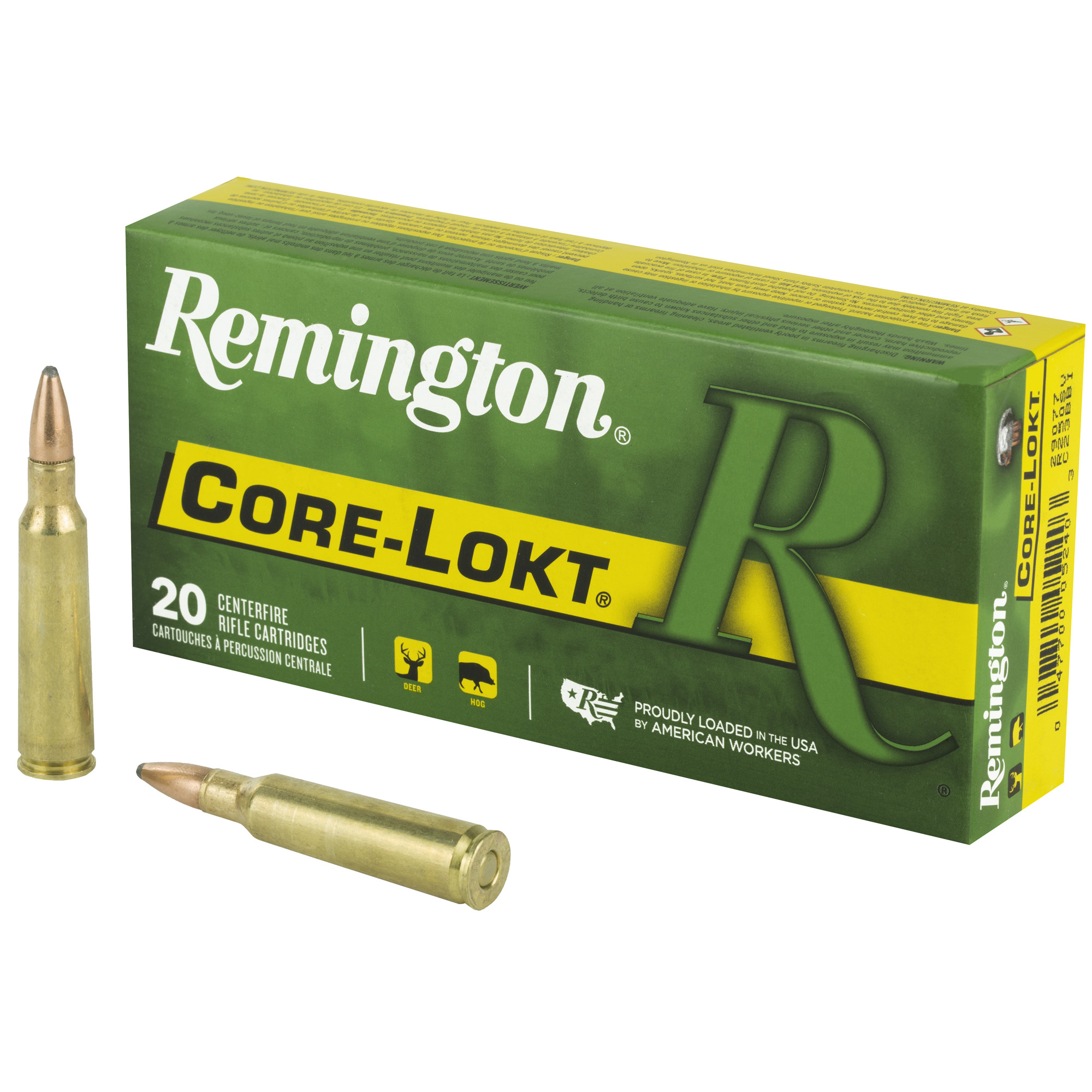 Remington Core-Lokt Centerfire Rifle Ammo 250 Sav. 100 gr. Core-Lokt PSP 20 rd.