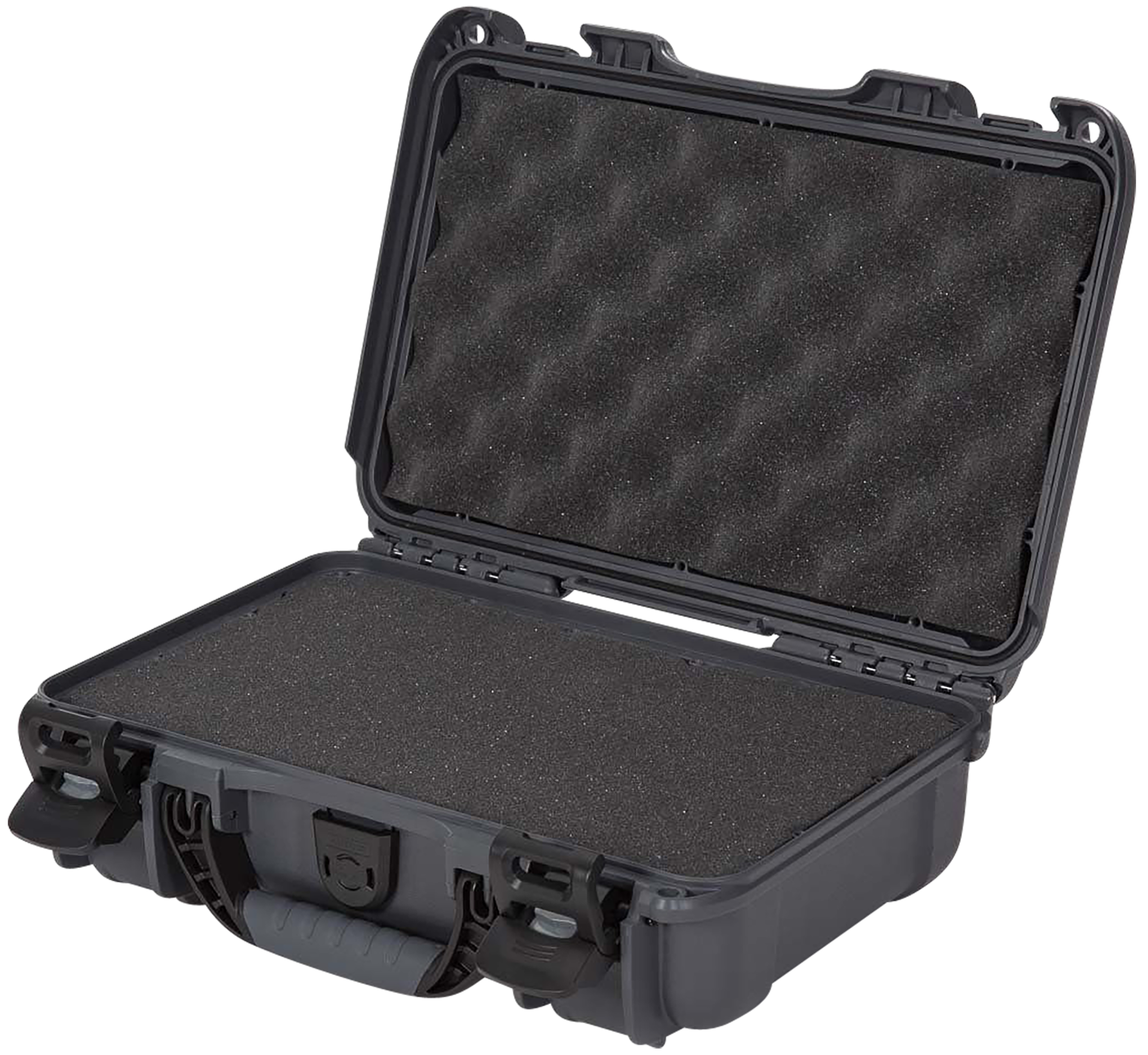 Nanuk 9091007 909  Waterproof & Airline Approved Graphite Resin w/ Cubed Foam 11.44" L x 7" W x 3.68" H Interior Dimensions