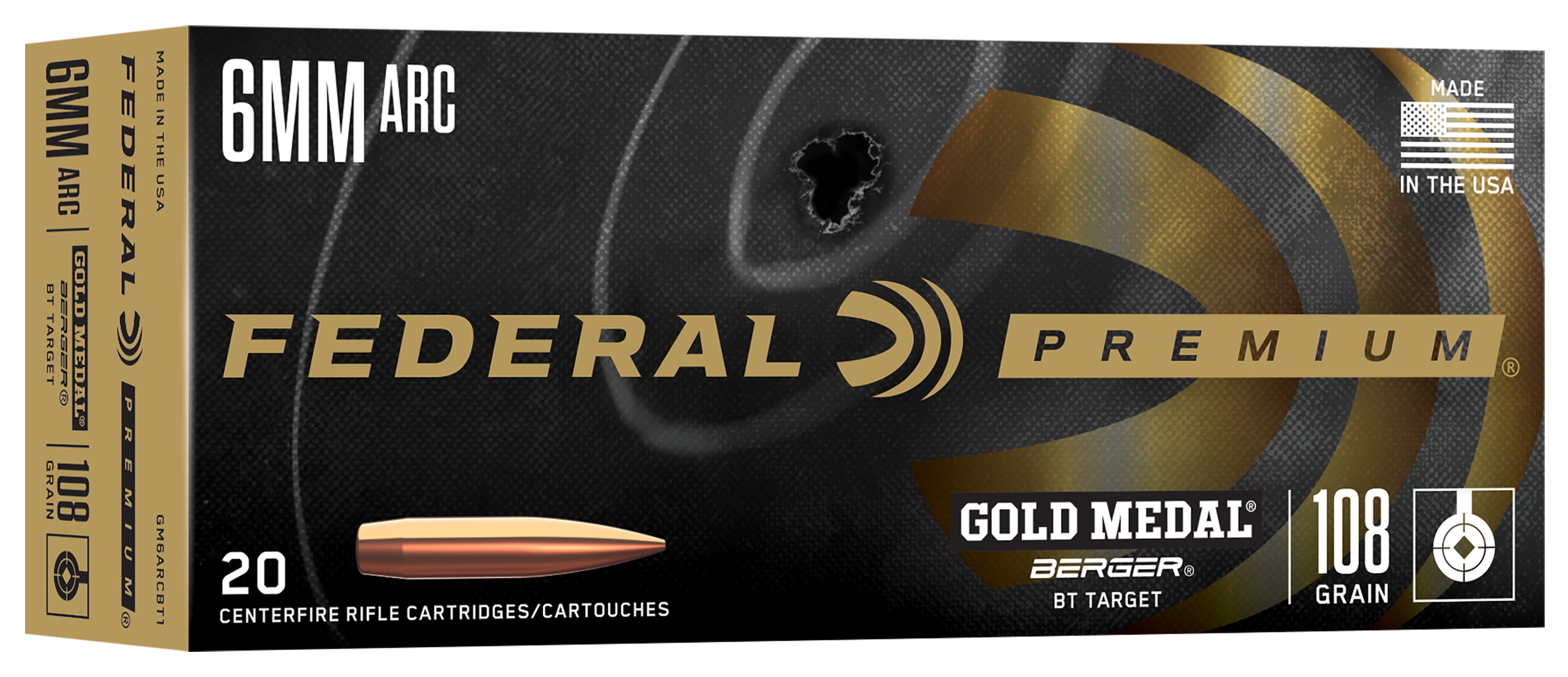 Federal Open Tip Match 6.5 Grendel 120 Grain 20 Rounds