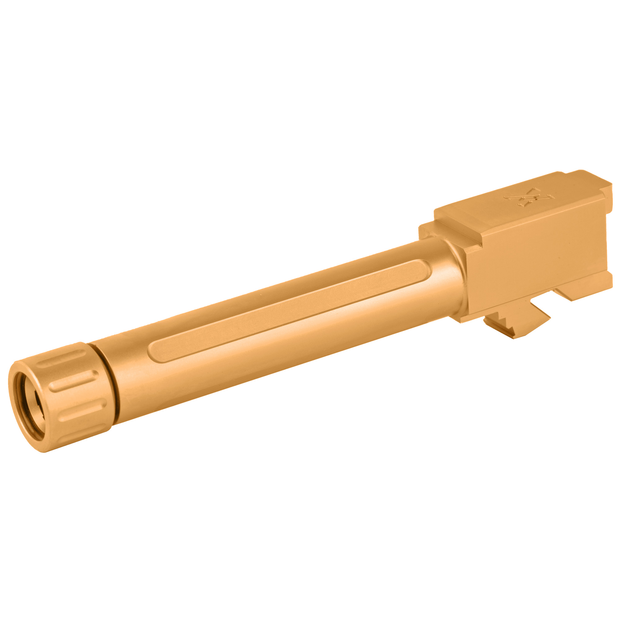 True Precision Gold Titanium Nitride Threaded Barrel for Glock 19 19X 45