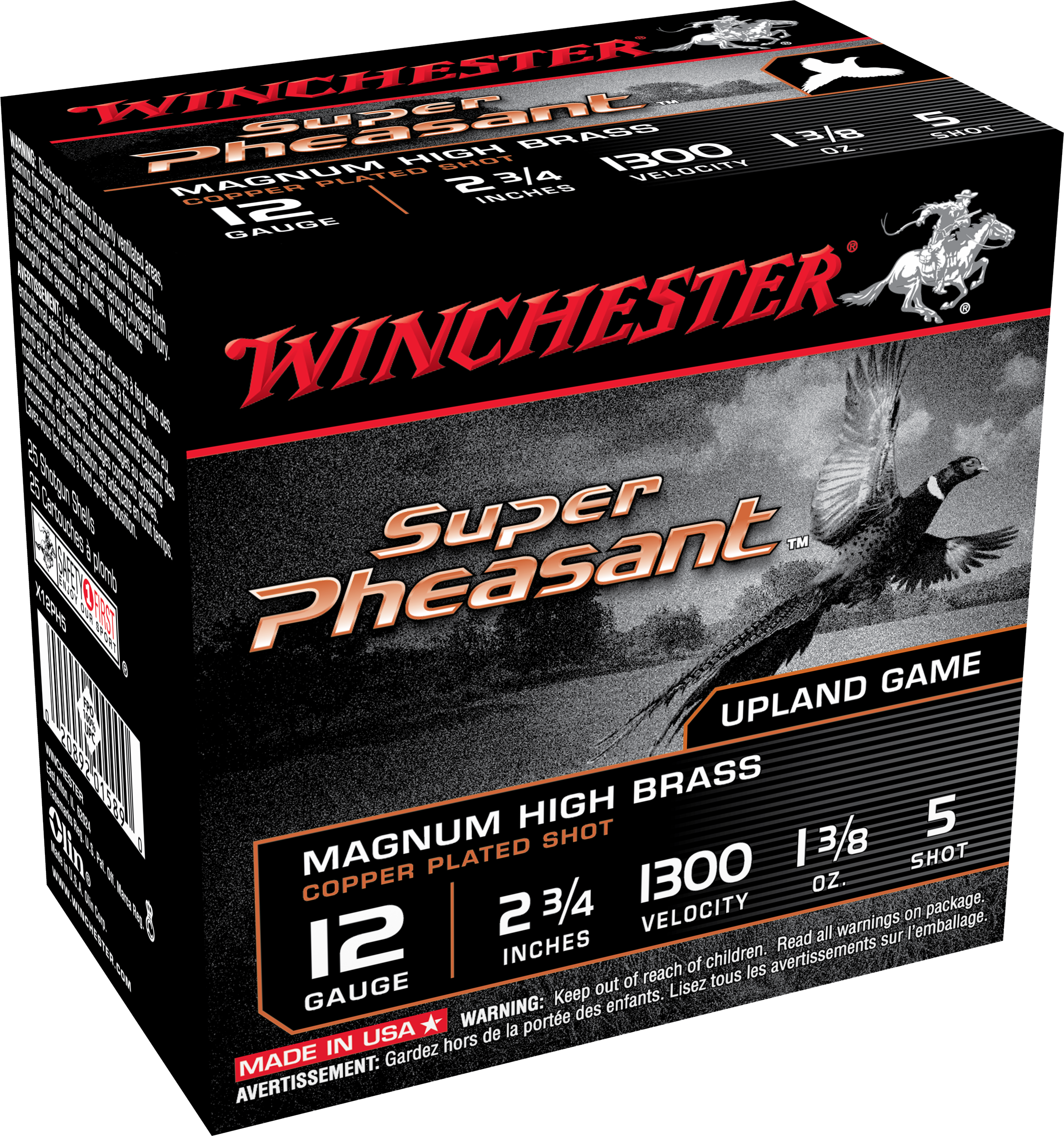 Winchester Super Pheasant 12 Gauge Shot 1 3/8 oz 25 Rounds