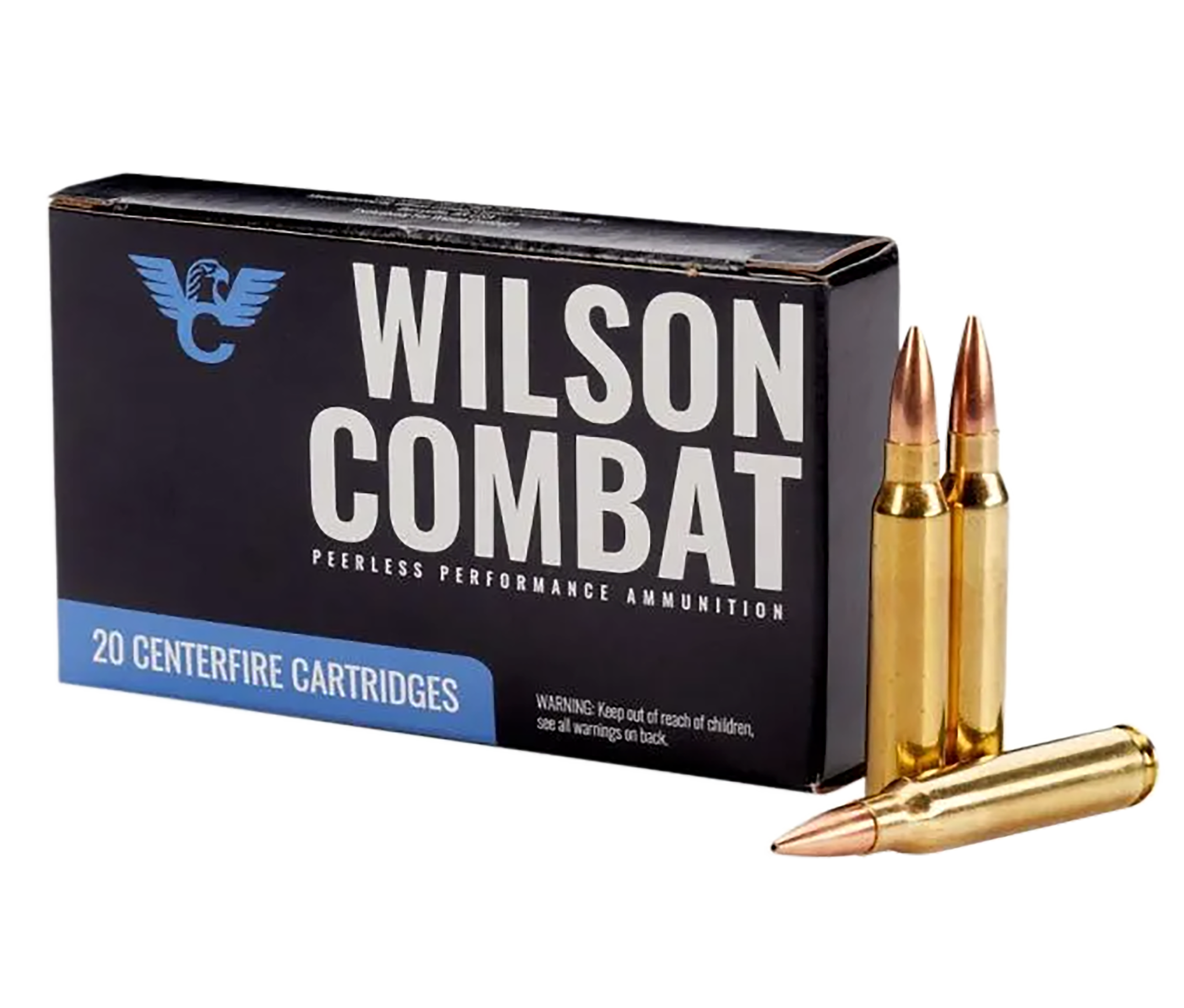 Wilson Combat Match, 223 Remington, Hollow Point Boat Tail, 69 Grain, 20 Rounds