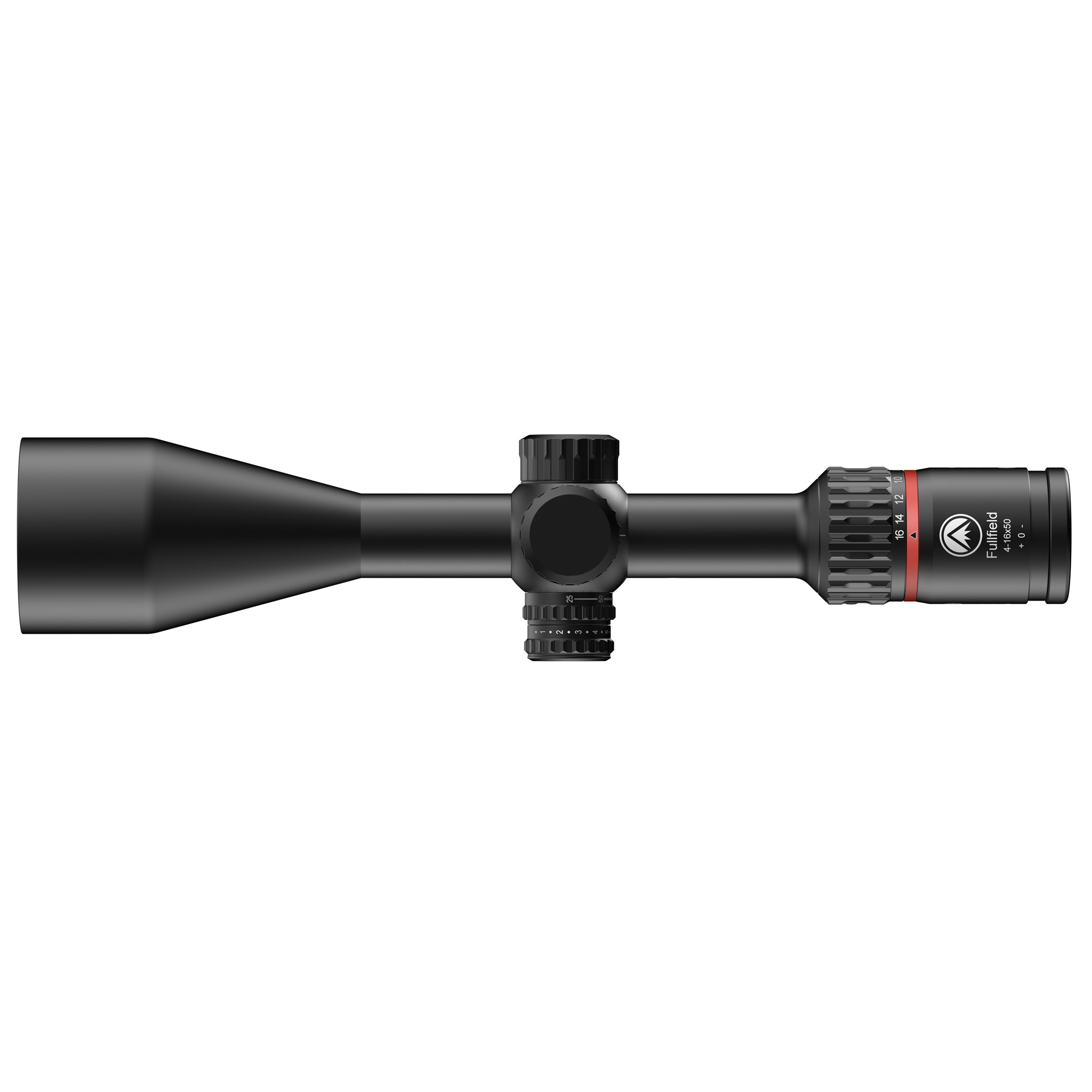 Burris Fullfield 4 16x50mm Plex 1 Inch Tube Riflescope