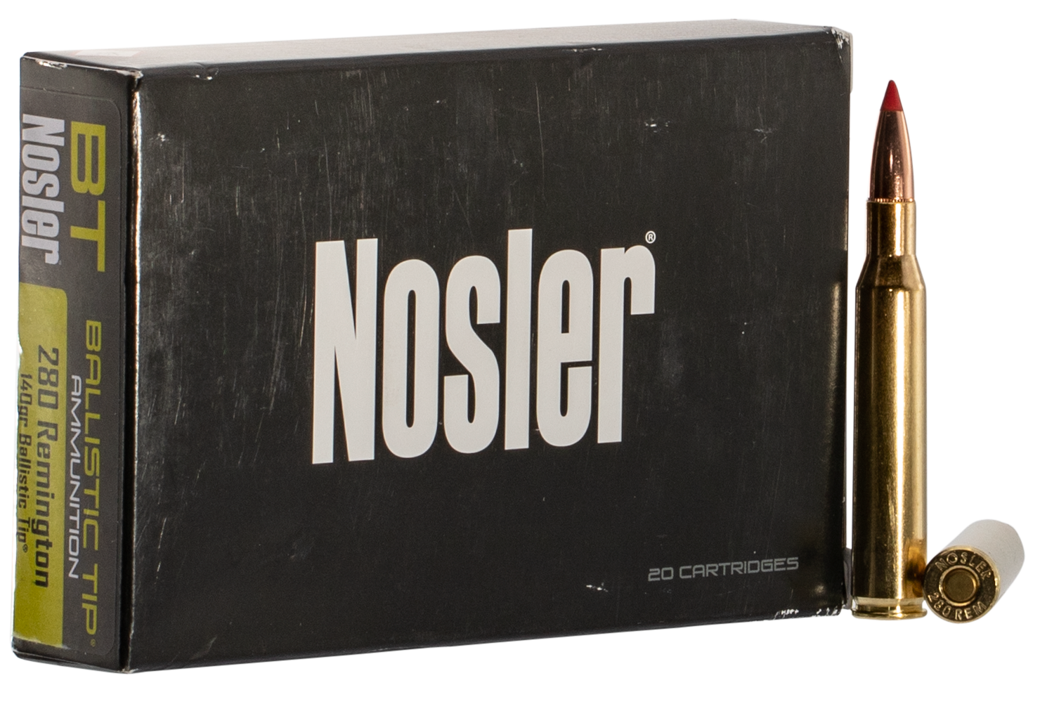 Nosler Ballistic Tip 280 Remington Ballistic Tip 140 Grain 20 Rounds
