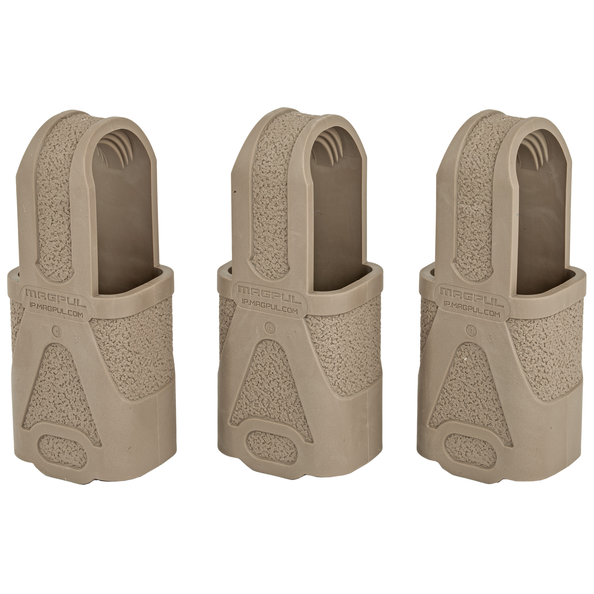 Magpul MAG003-FDE Rubber Magazine Pull 3-Pack Flat Dark Earth 9mm Subgun