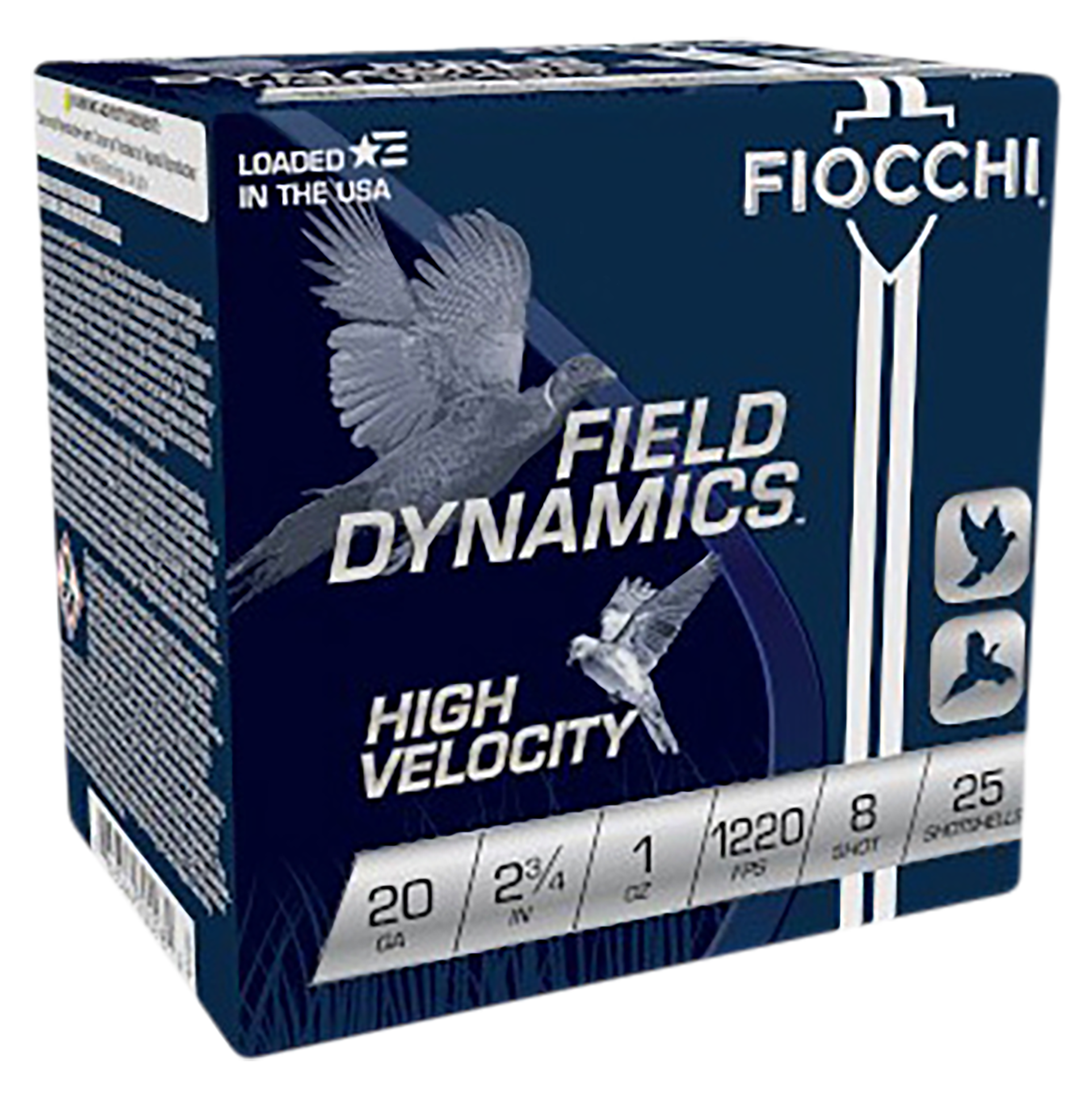 Fiocchi High Velocity Hunting Loads 20 Gauge Shot 1 oz 25 Rounds