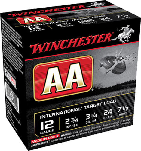 Winchester AA USA Shooting Load 12 Gauge Lead 24 Gram 25 Rounds