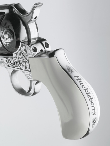 Cimarron Firearms, Huckleberry Revolver, 45 Long Colt, 3.5 inch, 6 round, Nickel Ivory