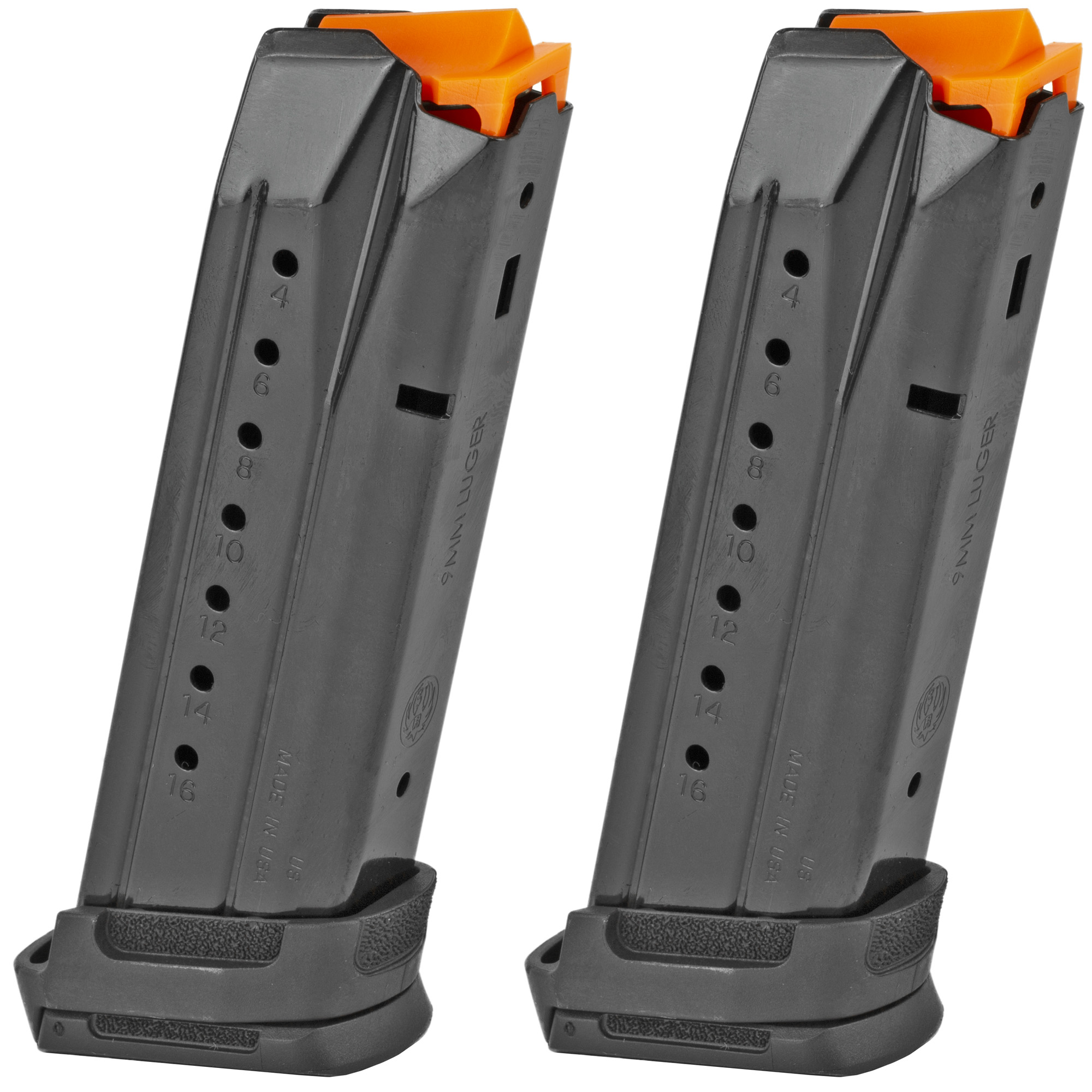 Ruger Security 9 9mm Luger Oxide Steel Magazines 2 Pack Compatible Pc Carbine
