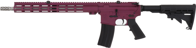 GLFA AR15 Rifle - Black Cherry | .223 Wylde | 16" Heavy Stainless Steel Barrel | 15.25" M-LOK Handguard