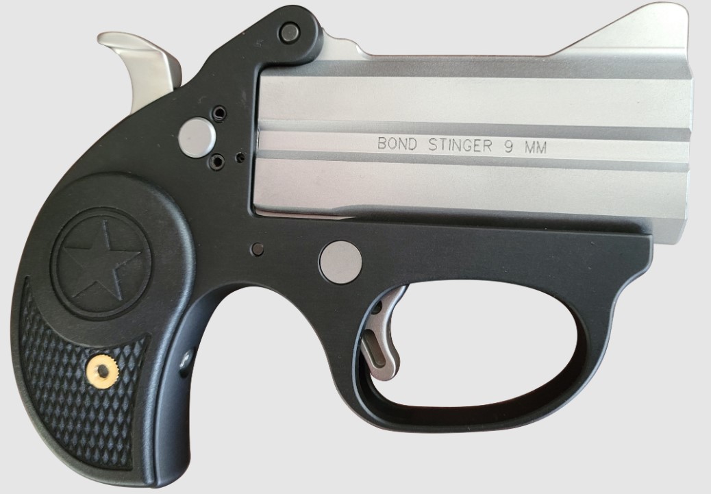 Bond Arms Stinger 9mm Luger, 3in. Barrel, 2rd - Stainless (BASL)