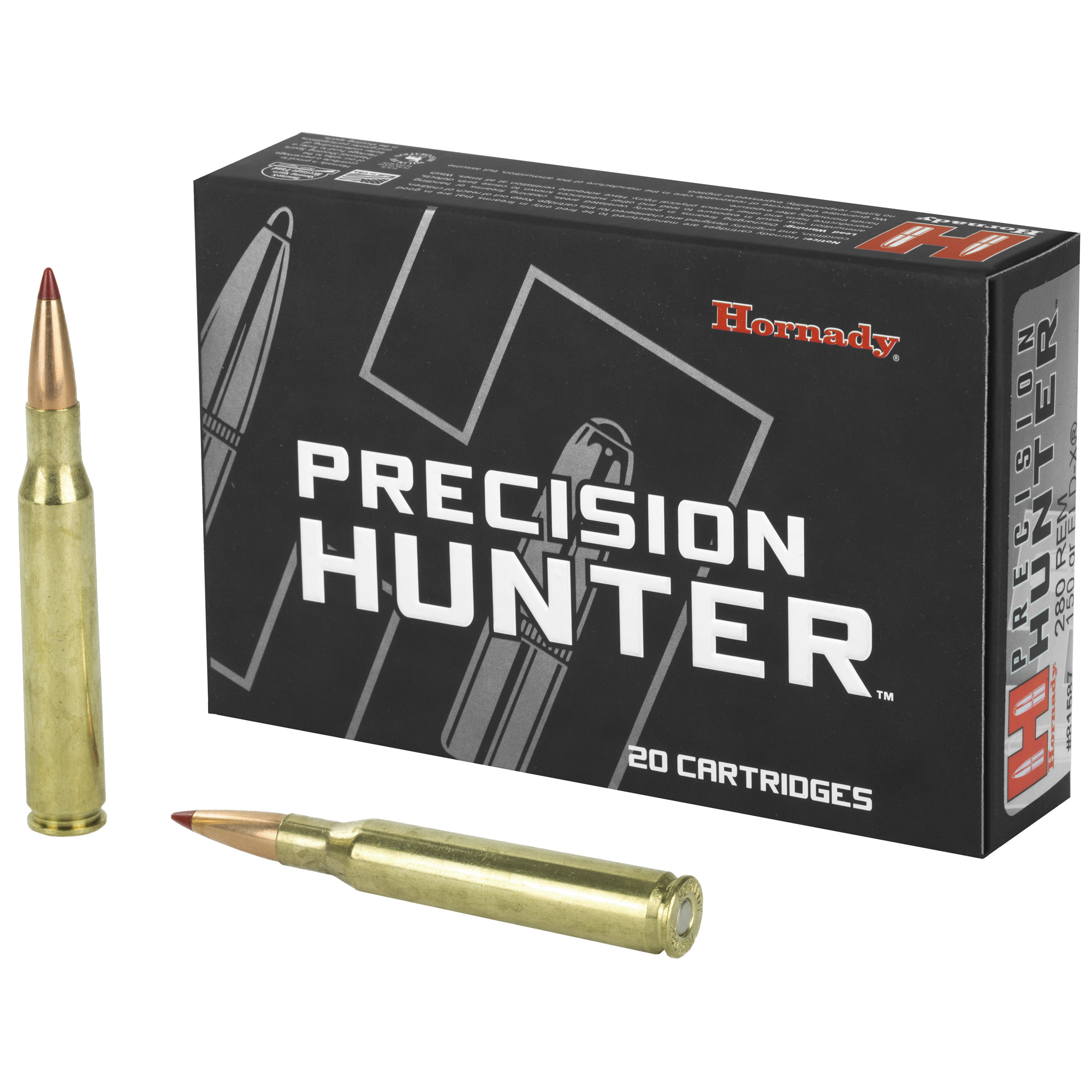 Hornady Precision Hunter 280 Remington Eld Expanding 150 Grain 20 Rounds