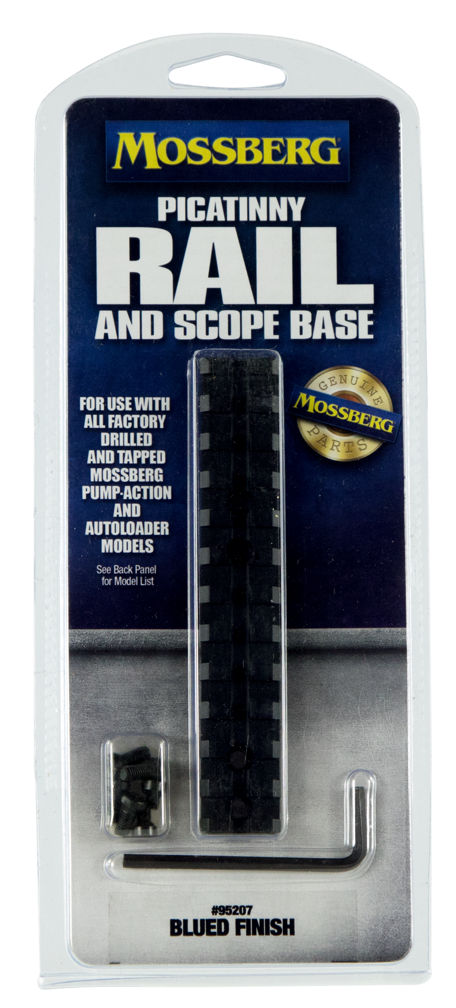 Mossberg Picatinny Rail Scope Mount Aluminum 1Piece Base for Shotgun 6.5Inch