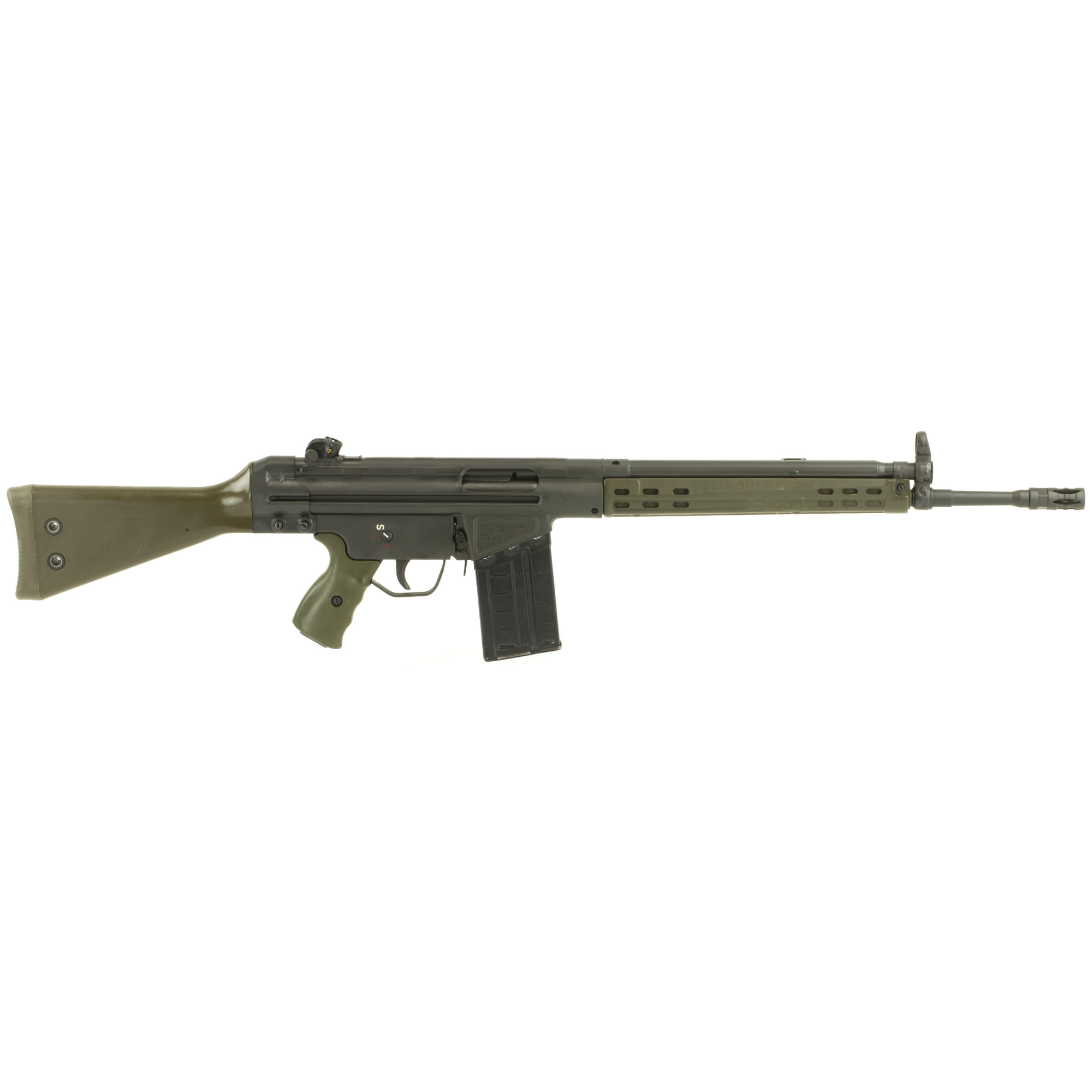 PTR 100 GI  *Reconditioned 308 Win,7.62x51mm Nato 18" 20+1, Black Parkerized Reciever, Green Synthetic Furniture (Stock May Be Blemished)