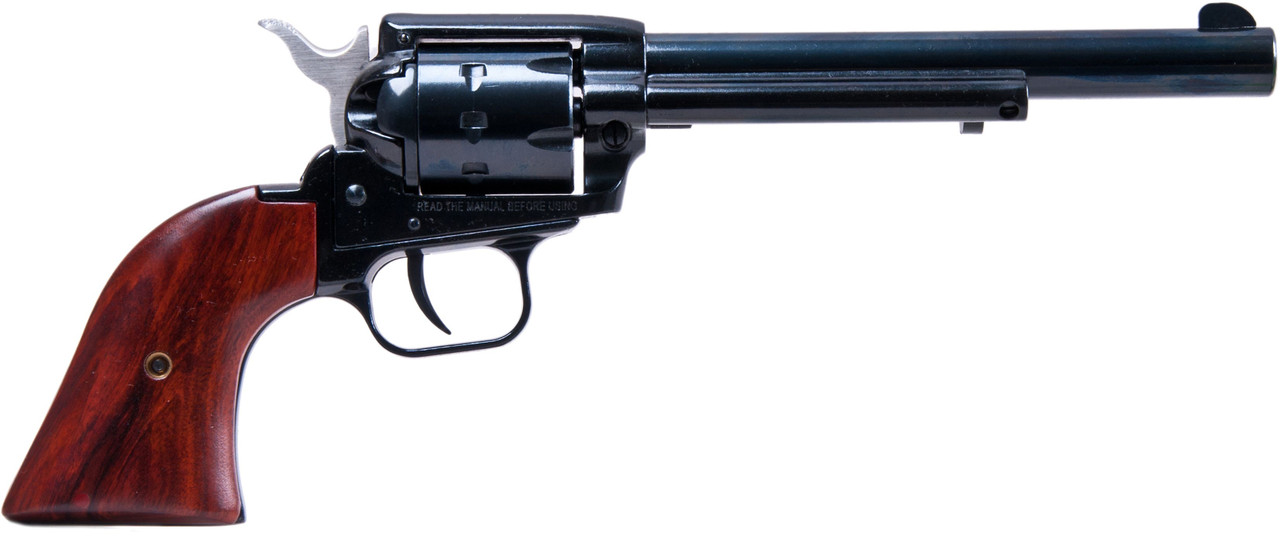 Heritage Rough Rider Revolver .22 LR .22 WMR 6.5 inch 9 Round Blued Cocobolo