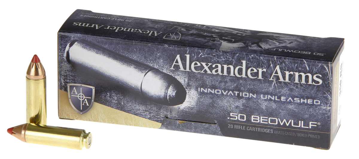 Alexander Arms AB300FTXBOX FTX 50Beowulf 300gr Hornady FTX 20 Rounds
