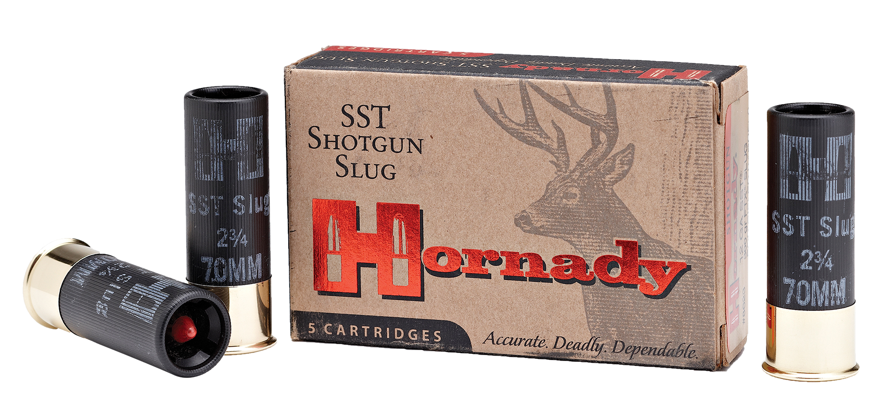 Hornady, Custom Lite FTX Load, 12 Gauge, FTX Slug, 300 Grain, 5 Rounds