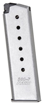 Kahr .380 ACP Magazine 7 Round Fits CT Models Stainless Steel K387