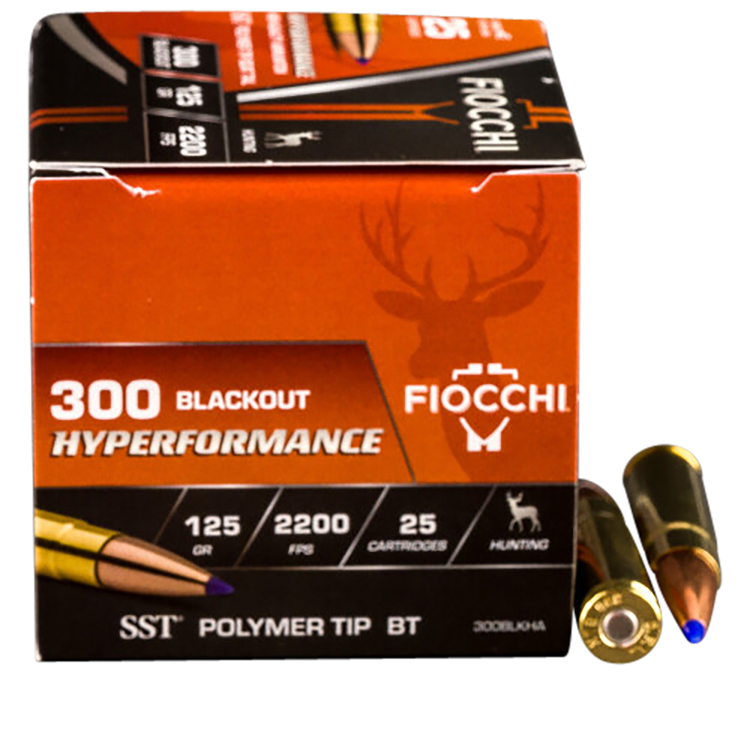 Fiocchi Hyperformance Hunt 300 Aac Blackout Super Shock Tip 125 Grain 25 Rounds