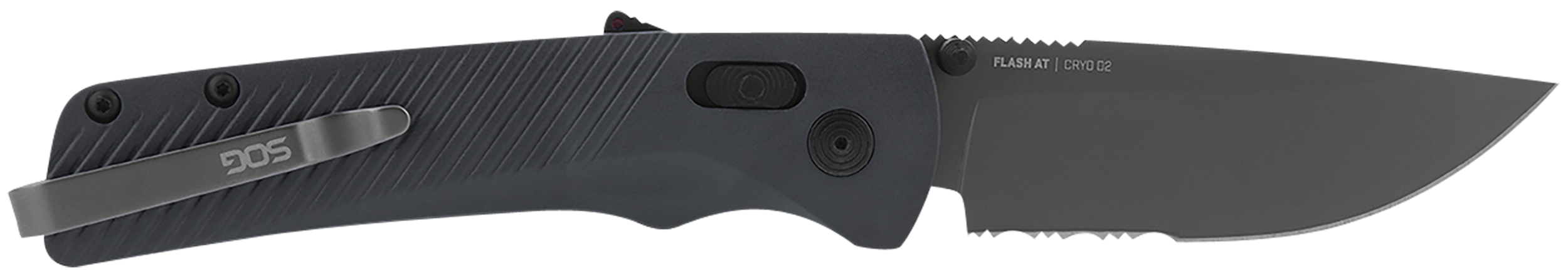 Flash AT - Urban Grey - Partially Serrated