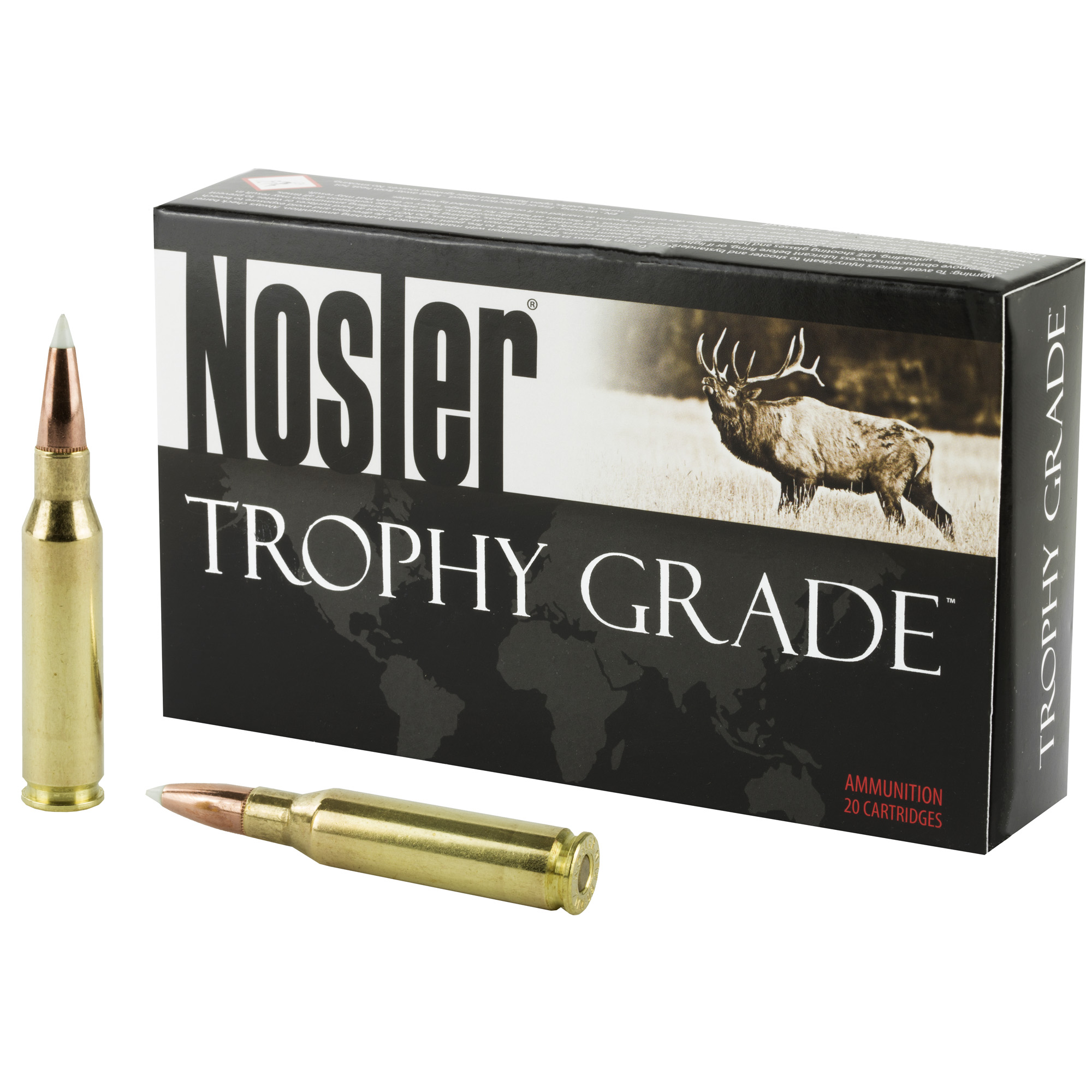 Nosler Trophy Grade 7mm-08 Remington AccuBond Spitzer 140 Grain 20 Rounds