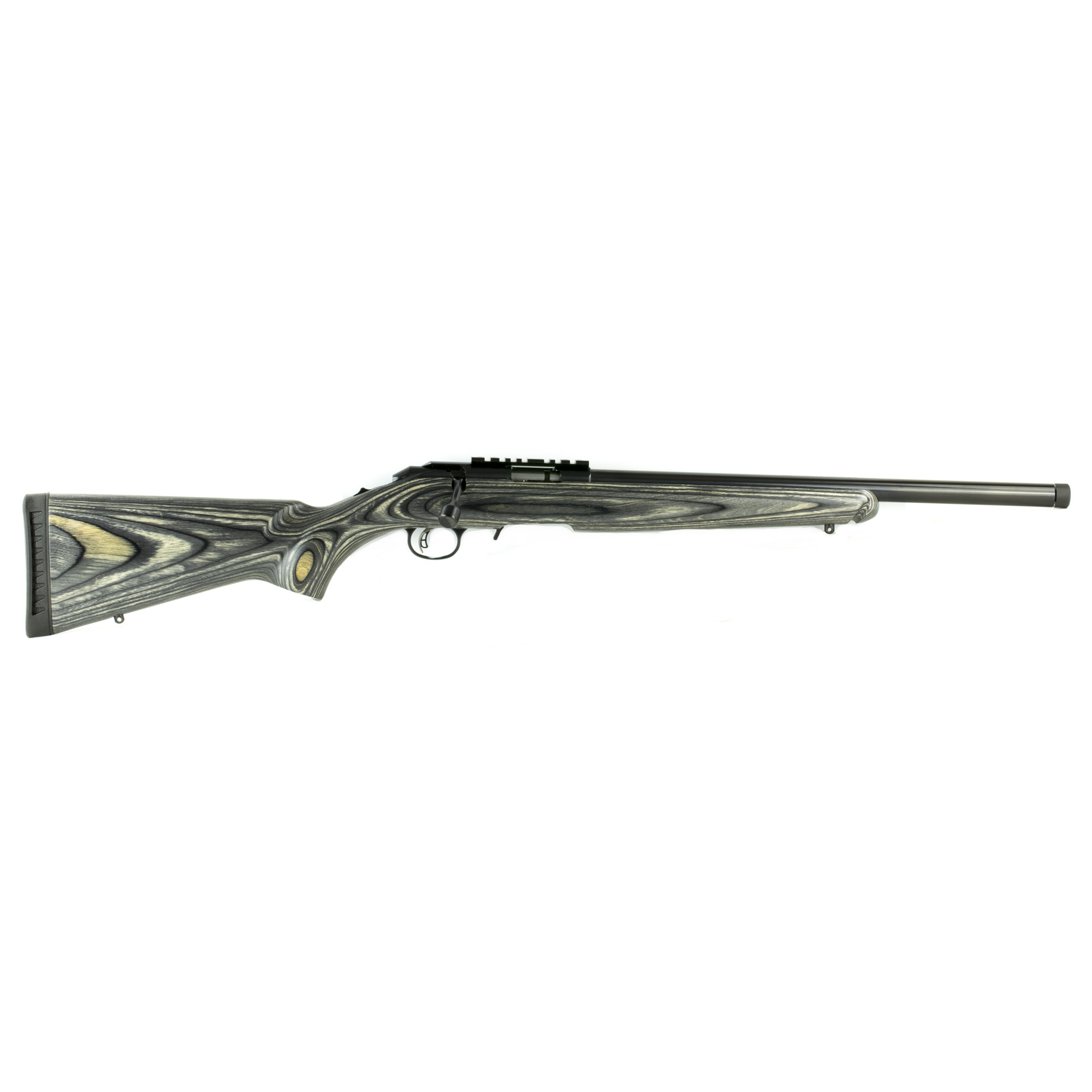 Ruger American Rimfire Target 22 WMR 18 inch 9+1 Satin Blue Laminate Right Hand