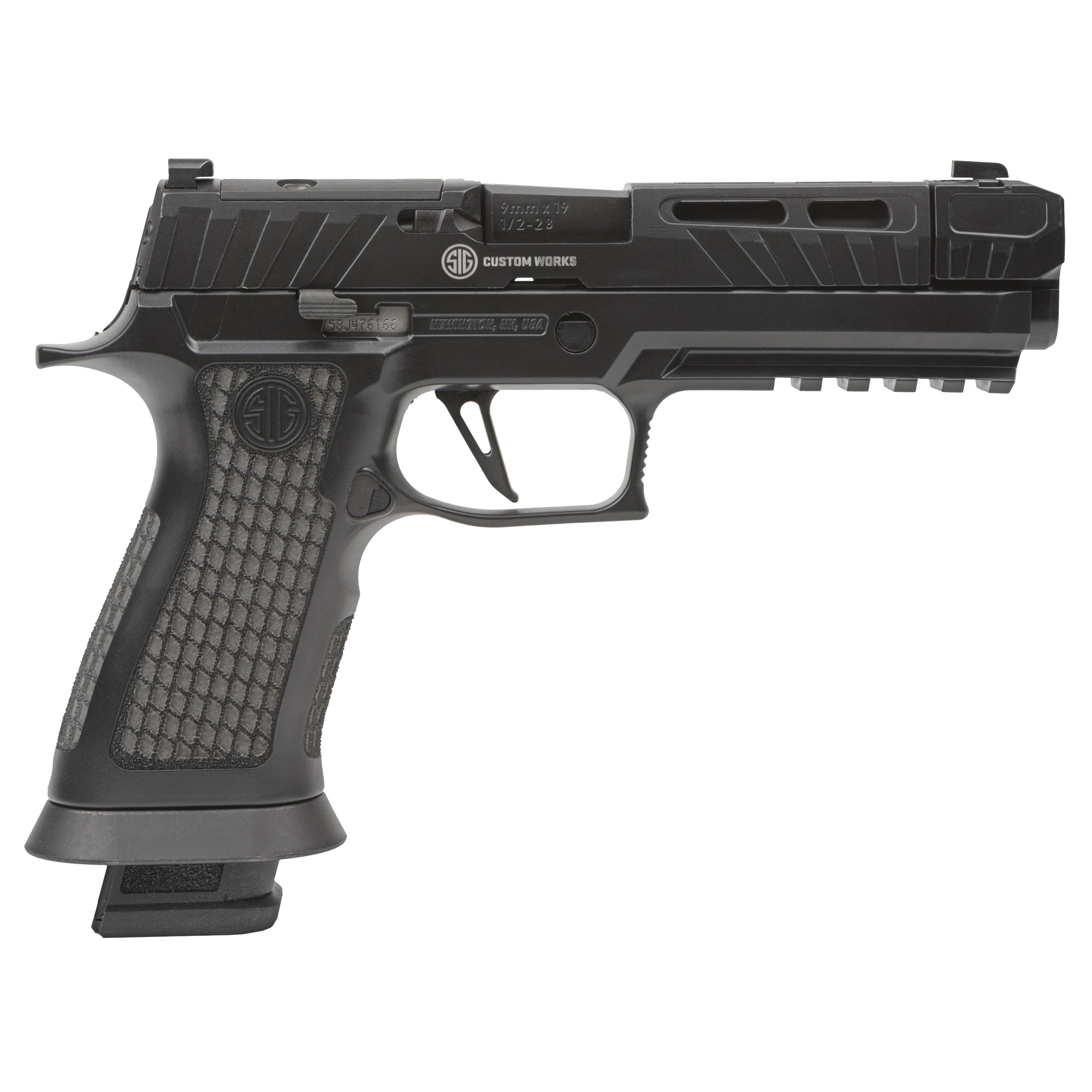 Sig Sauer, P320 Spectre Comp, 9mm Luger, 4.60 inch, 21+1, Cerakote, Optic Cut Serrated Slide XSeries