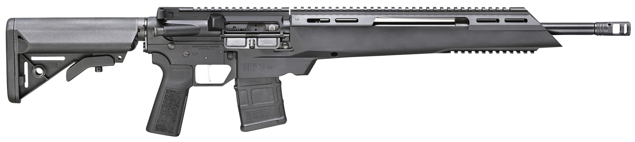 Springfield Armory Saint Edge ATC 223 Wylde 18 Inch 20 Rounds Hard Coat Anodized Receiver