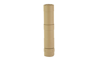 Rugged Mustang22 FDE Suppressor .22 LR 5.3" 1/2x28 Direct Thread